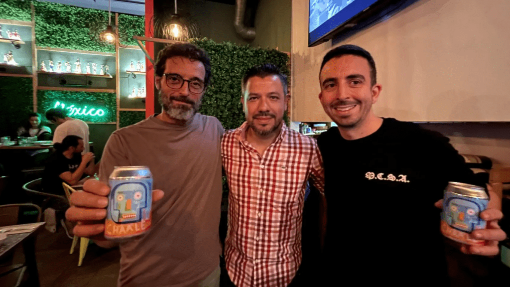 Presentación cerveza Chaale en Bendito Nopal