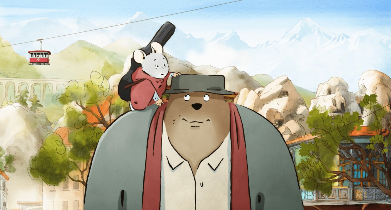 el viaje de ernest y celestine detail