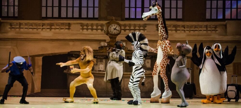 Madagascar, el musical familiar basado en la película, llega a Vigo