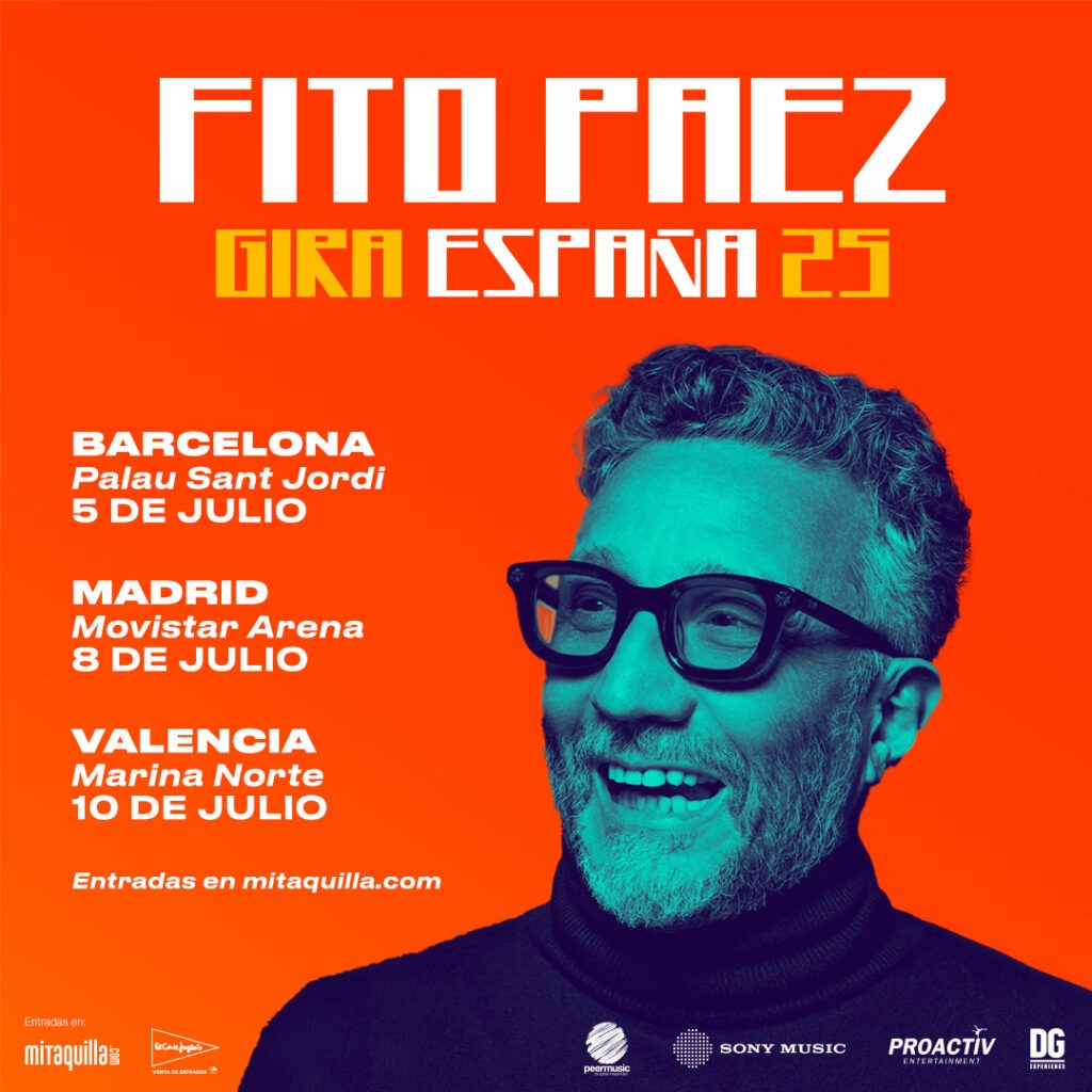 fito paez cocniertos españa julio 2025